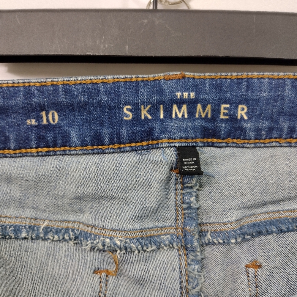 White House Black Market The Skimmer Jeans Womens 10 Blue Western Rodeo Retro - Picture 9 of 10